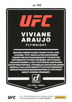 2022 Donruss UFC - Holo Orange Laser #60 Viviane Araujo Back