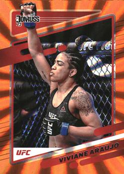 2022 Donruss UFC - Holo Orange Laser #60 Viviane Araujo Front