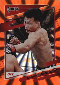 2022 Donruss UFC - Holo Orange Laser #75 Chan Sung Jung Front