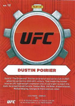 2022 Donruss UFC - Craftsmen #12 Dustin Poirier Back
