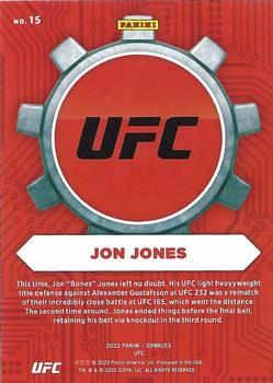 2022 Donruss UFC - Craftsmen #15 Jon Jones Back