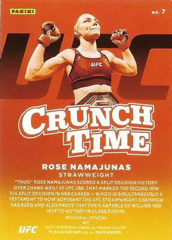 2022 Donruss UFC - Crunch Time #7 Rose Namajunas Back