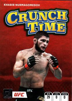 2022 Donruss UFC - Crunch Time Green Flood #8 Khabib Nurmagomedov Front