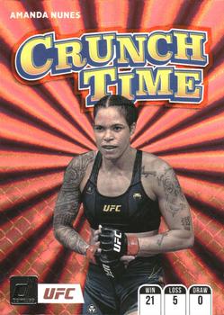 2022 Donruss UFC - Crunch Time Holo Orange Laser #5 Amanda Nunes Front