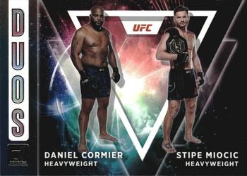 2022 Donruss UFC - Duos #1 Daniel Cormier / Stipe Miocic Front