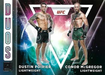 2022 Donruss UFC - Duos #5 Dustin Poirier / Conor McGregor Front