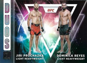 2022 Donruss UFC - Duos #7 Jiri Prochazka / Dominick Reyes Front