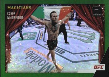 2022 Donruss UFC - Magicians Green Flood #1 Conor McGregor Front
