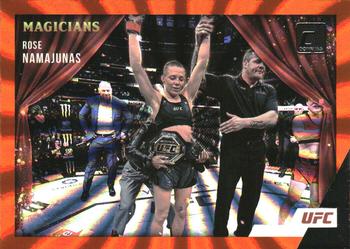 2022 Donruss UFC - Magicians Holo Orange Laser #10 Rose Namajunas Front