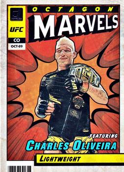 2022 Donruss UFC - Octagon Marvels #1 Charles Oliveira Front