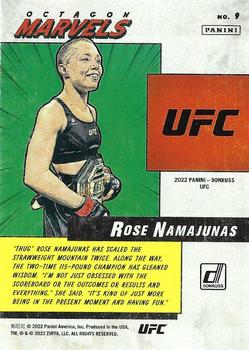 2022 Donruss UFC - Octagon Marvels #9 Rose Namajunas Back