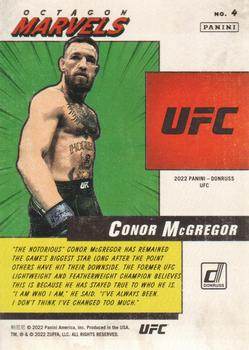2022 Donruss UFC - Octagon Marvels Green Flood #4 Conor McGregor Back
