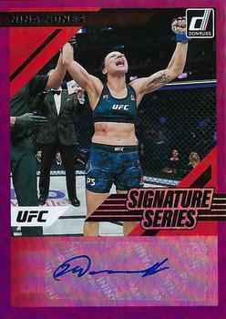 2022 Donruss UFC - Signature Series Purple #SS-NNS Nina Nunes Front
