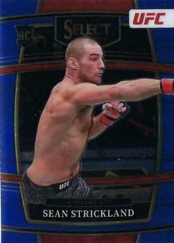 2022 Panini Select UFC - Blue #11 Sean Strickland Front