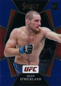 2022 Panini Select UFC - Blue #117 Sean Strickland Front