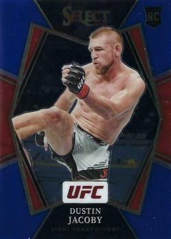 2022 Panini Select UFC - Blue #189 Dustin Jacoby Front