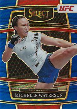 2022 Panini Select UFC - Blue Prizms #30 Michelle Waterson Front
