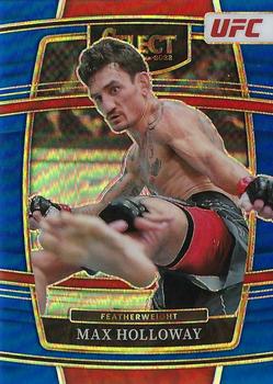2022 Panini Select UFC - Blue Prizms #65 Max Holloway Front