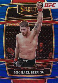 2022 Panini Select UFC - Blue Prizms #82 Michael Bisping Front