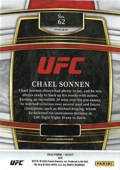 2022 Panini Select UFC - Disco Prizms #62 Chael Sonnen Back