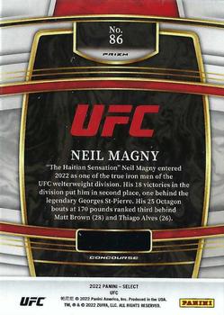 2022 Panini Select UFC - Disco Prizms #86 Neil Magny Back