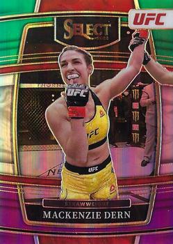 2022 Panini Select UFC - Green and Purple Prizms #10 Mackenzie Dern Front