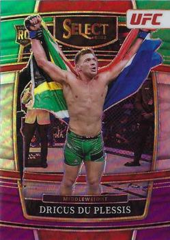 2022 Panini Select UFC - Green and Purple Prizms #44 Dricus du Plessis Front