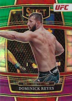 2022 Panini Select UFC - Green and Purple Prizms #48 Dominick Reyes Front