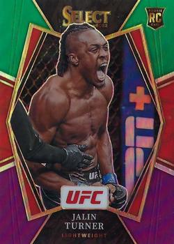 2022 Panini Select UFC - Green and Purple Prizms #140 Jalin Turner Front