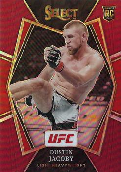 2022 Panini Select UFC - Maroon Prizms #189 Dustin Jacoby Front
