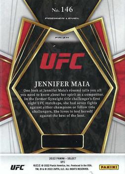 2022 Panini Select UFC - Orange Flash Prizms #146 Jennifer Maia Back