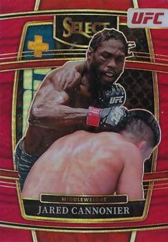2022 Panini Select UFC - Red Prizms #8 Jared Cannonier Front