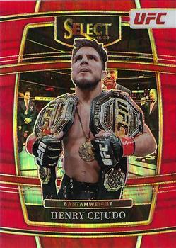 2022 Panini Select UFC - Red Prizms #42 Henry Cejudo Front