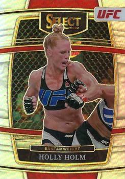 2022 Panini Select UFC - Silver Prizms #19 Holly Holm Front