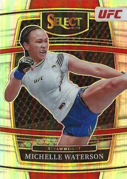 2022 Panini Select UFC - Silver Prizms #30 Michelle Waterson Front