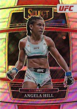 2022 Panini Select UFC - Silver Prizms #40 Angela Hill Front