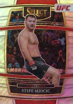 2022 Panini Select UFC - Silver Prizms #85 Stipe Miocic Front