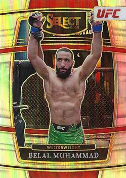 2022 Panini Select UFC - Silver Prizms #96 Belal Muhammad Front