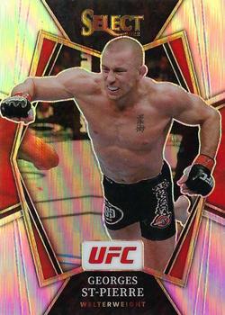 2022 Panini Select UFC - Silver Prizms #108 Georges St-Pierre Front