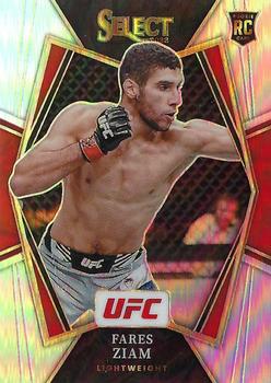 2022 Panini Select UFC - Silver Prizms #130 Fares Ziam Front