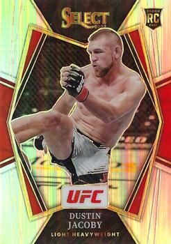2022 Panini Select UFC - Silver Prizms #189 Dustin Jacoby Front
