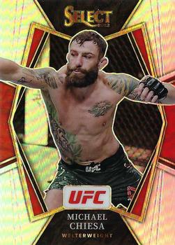 2022 Panini Select UFC - Silver Prizms #192 Michael Chiesa Front