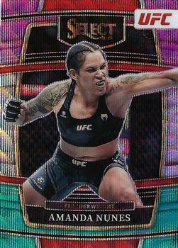 2022 Panini Select UFC - Tie-Dye Prizms #97 Amanda Nunes Front