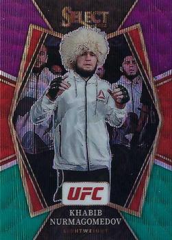 2022 Panini Select UFC - Tri-Color Prizms #145 Khabib Nurmagomedov Front