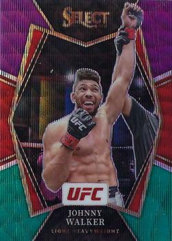 2022 Panini Select UFC - Tri-Color Prizms #164 Johnny Walker Front