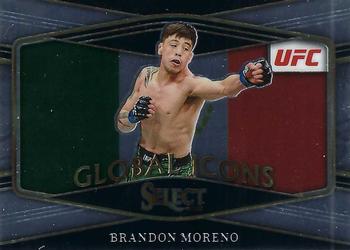 2022 Panini Select UFC - Global Icons #5 Brandon Moreno Front