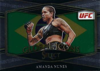 2022 Panini Select UFC - Global Icons #7 Amanda Nunes Front