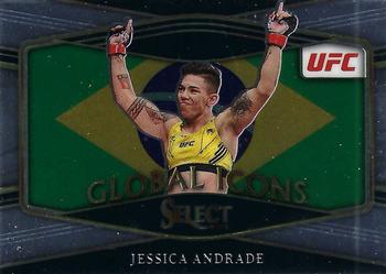 2022 Panini Select UFC - Global Icons #22 Jessica Andrade Front