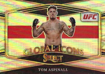 2022 Panini Select UFC - Global Icons Silver Prizms #14 Tom Aspinall Front