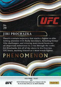 2022 Panini Select UFC - Phenomenon #29 Jiri Prochazka Back